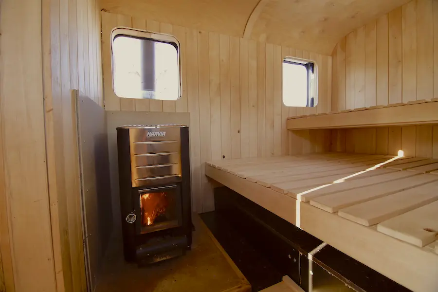 Sauna v maringotce